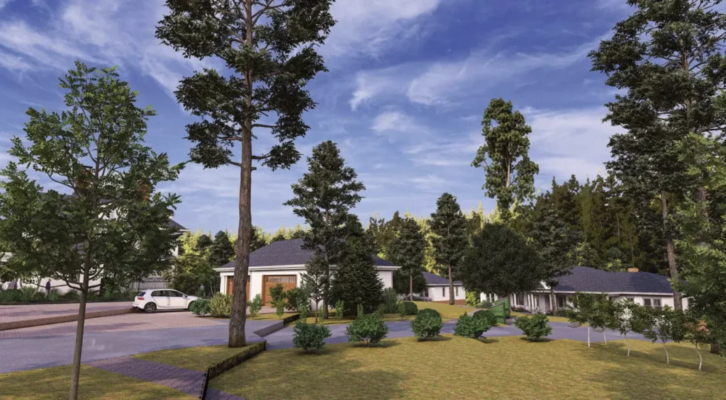 New Waters RTC Pedestrian Path Rendering